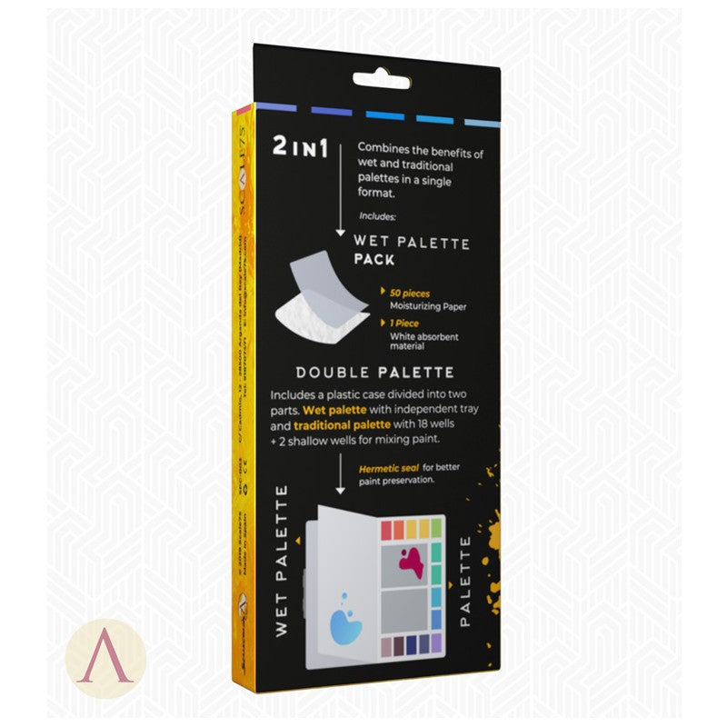 2-in-1 Wet Palette and Palette