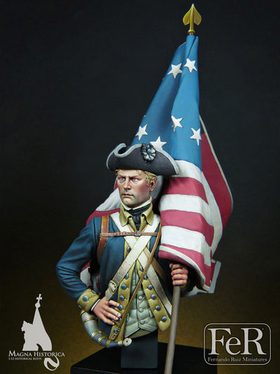 We the People… Continental Standard Bearer, 2nd Rhode Island, 1781