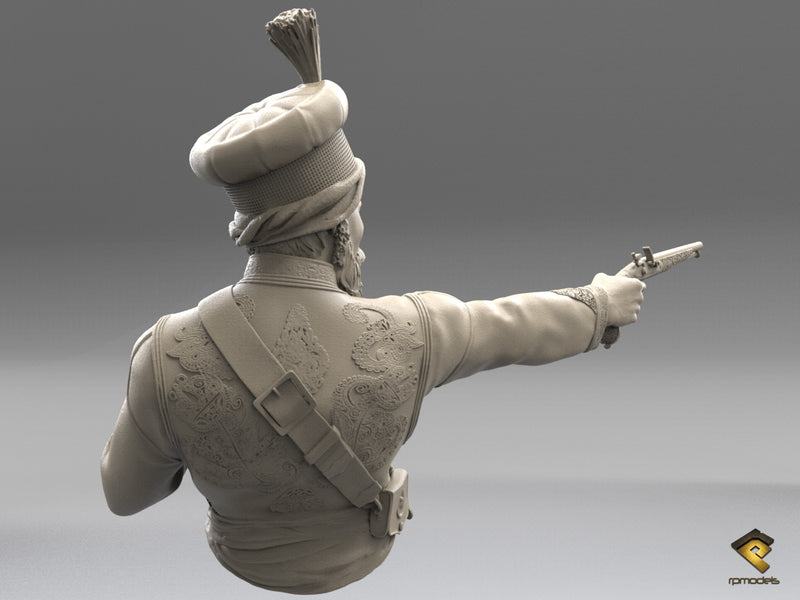 General Pascha Mustafa, Abukir Battle, 1799 (1/16 Bust)