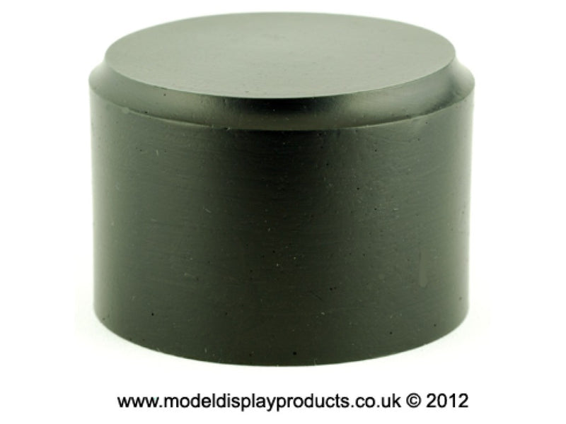 48 x 34mm Round Display Plinth - Cream