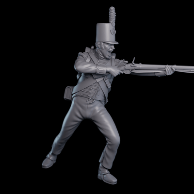 Private, British 52nd Foot Light Infantry - 3D Print