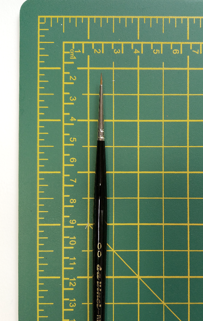 RESTAURO Kolinsky Red Sable Retouching Brushes - SERIES 5506 - Size 2