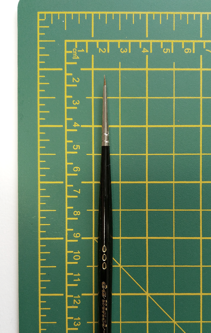 RESTAURO Kolinsky Red Sable Retouching Brushes - SERIES 5506 - Size 2