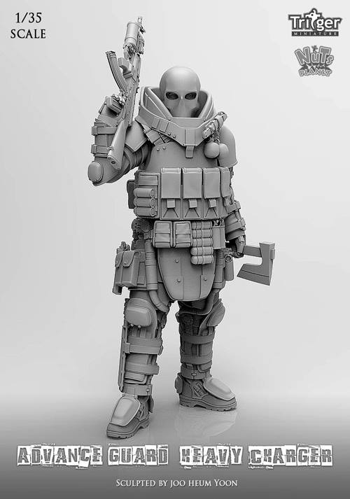 Advance Guard Heavy Charger - 1/35