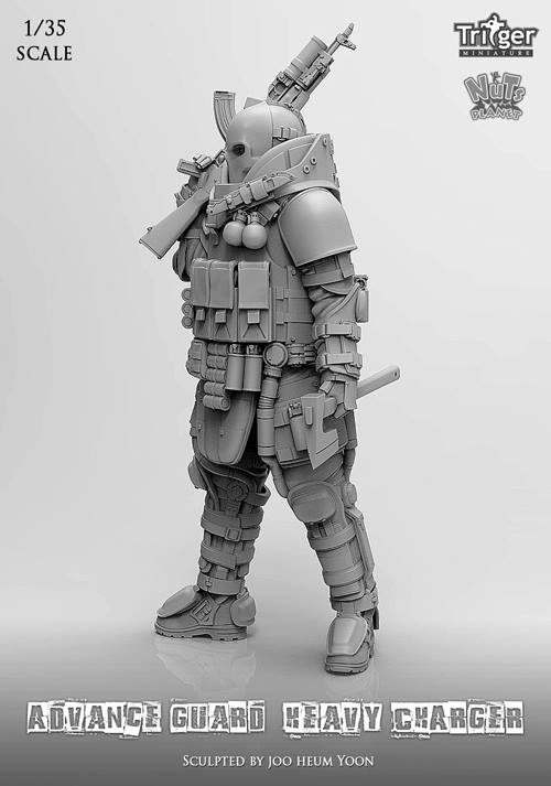 Advance Guard Heavy Charger - 1/35