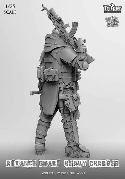 Advance Guard Heavy Charger - 1/35