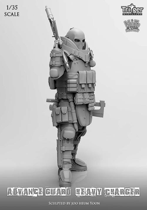 Advance Guard Heavy Charger - 1/35