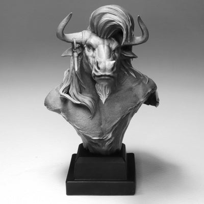 Minotaur Bust - 3D Print