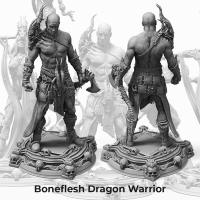 Boneflesh Dragon Warrior - 3D Print
