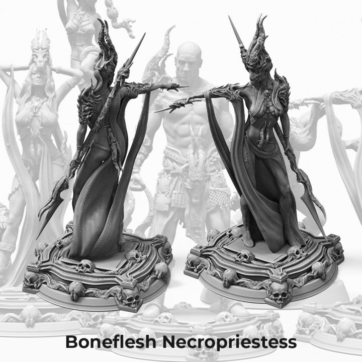 Boneflesh Necropriestess - 3D Print