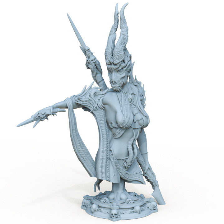 Boneflesh Necropriestess Bust- 3D Print