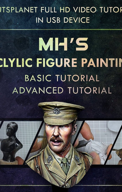 MH`s Acrylic Figure painting tutorial movie in USB