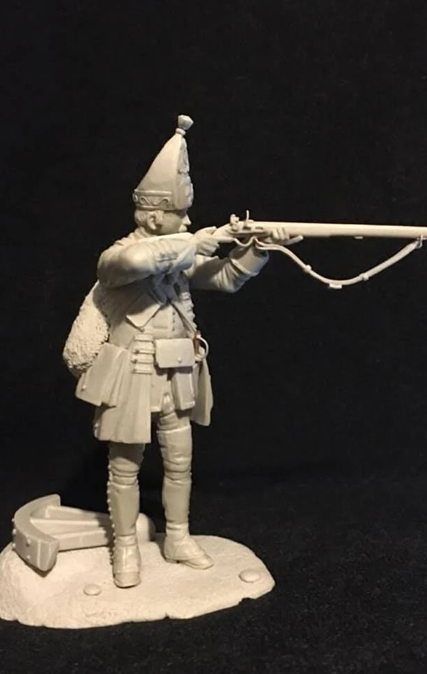 Grenadier, 44th Rgt of Foot, English Army, 18th Cent