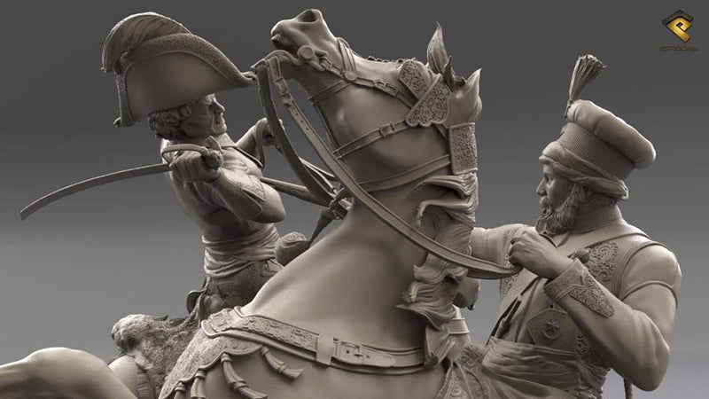 General Pascha Mustafa, Abukir Battle, 1799 (75mm)