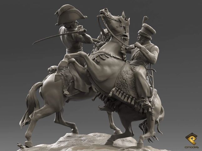 General Pascha Mustafa, Abukir Battle, 1799 (75mm)