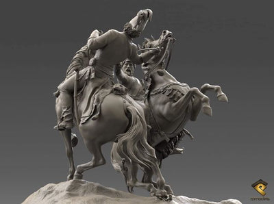 General Pascha Mustafa, Abukir Battle, 1799 (75mm)