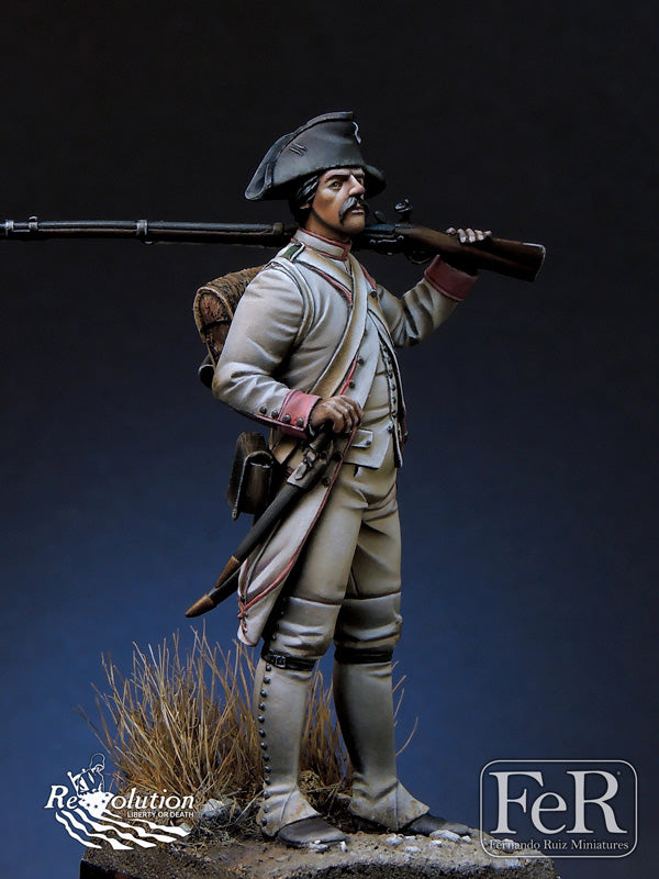 French Chasseur 34 eme Reg. Touraine Yorktown, 1779