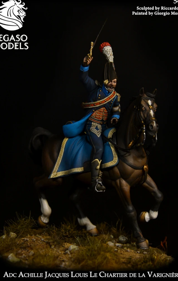 Figurine Pegaso Models - Noble Russe 54mm (1/32) En Plomb Peint - Moyen Âge