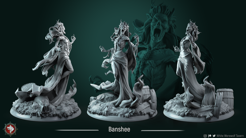 Banshee - 75mm - 3D Print