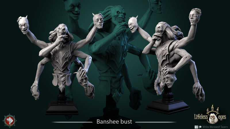 Banshee Bust - 3D Print