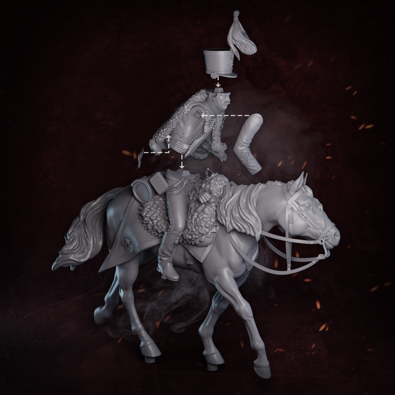 Brunswick Hussar - 3D Print