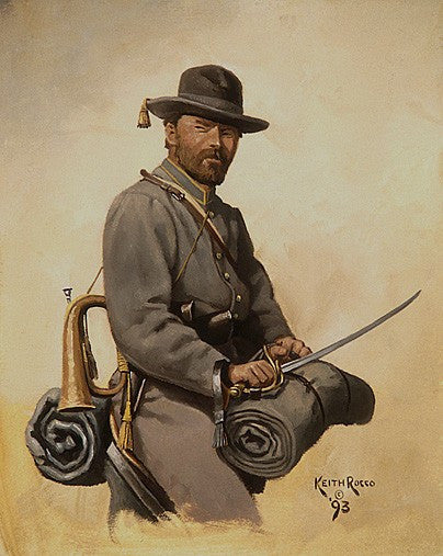 Confederate Cavalry Bugler