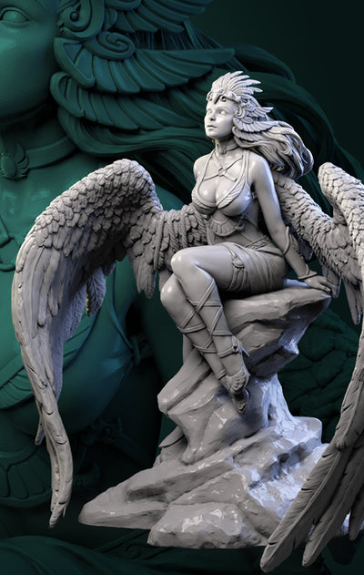 Dark Angel - 75mm - 3D Print