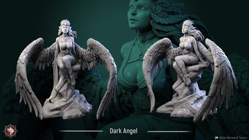 Dark Angel - 75mm - 3D Print