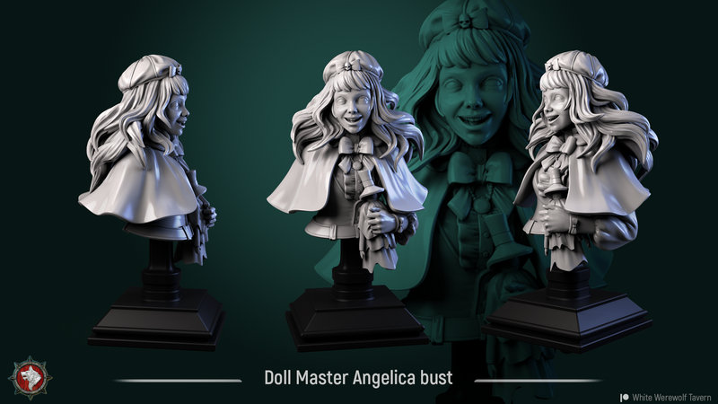 Doll Master Angelica Bust - 3D Print