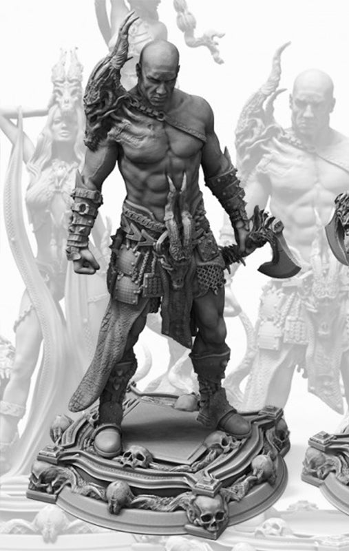 Boneflesh Dragon Warrior - 3D Print