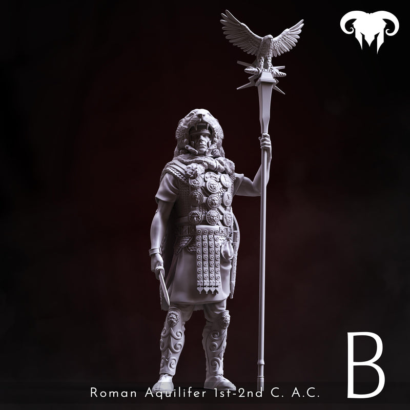 Roman Aquilifer 1st-2nd C. AC - 75mm - 3D Print