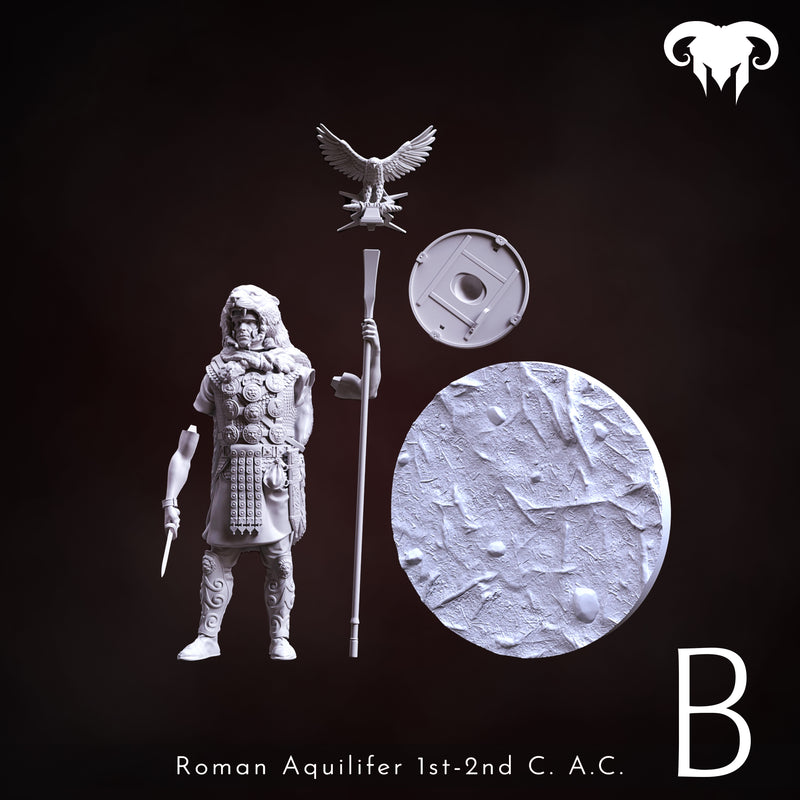 Roman Aquilifer 1st-2nd C. AC - 75mm - 3D Print