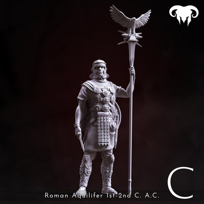 Roman Aquilifer 1st-2nd C. AC - 90mm - 3D Print