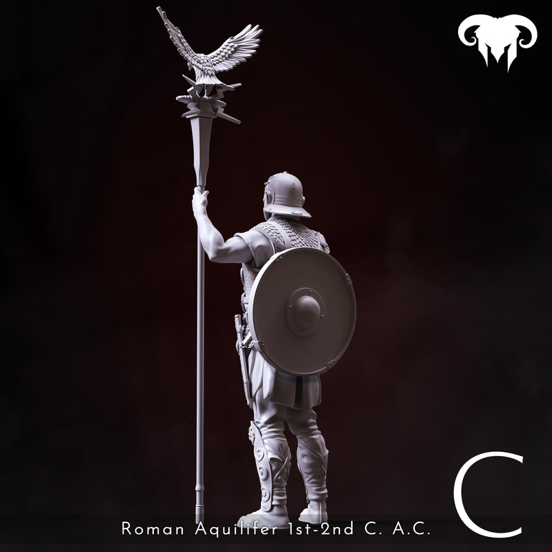 Roman Aquilifer 1st-2nd C. AC - 75mm - 3D Print