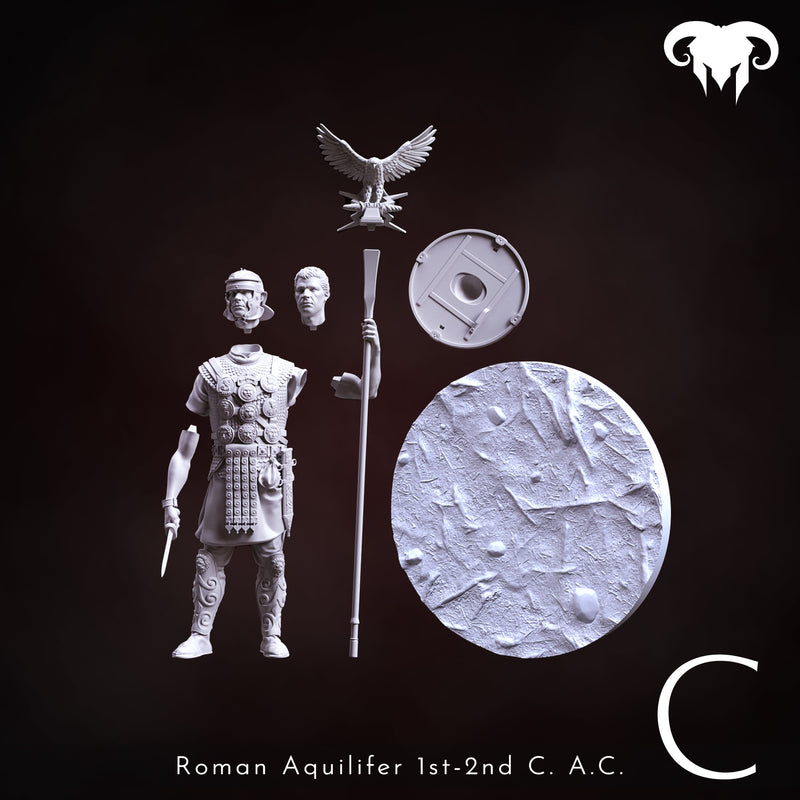 Roman Aquilifer 1st-2nd C. AC - 90mm - 3D Print