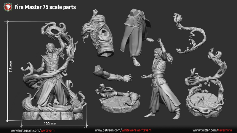 Fire Master - 75mm - 3D Print