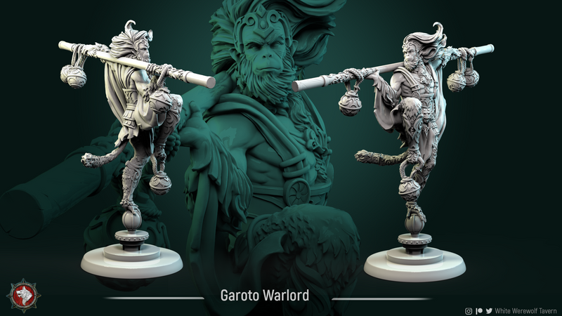 Garoto Warlord   - 75mm - 3D Print