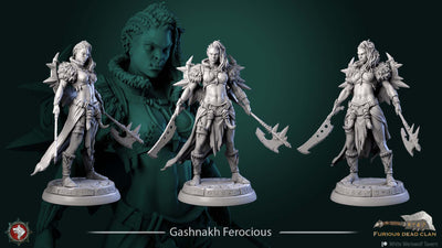Gashnakh Ferocious - 75mm - 3D Print