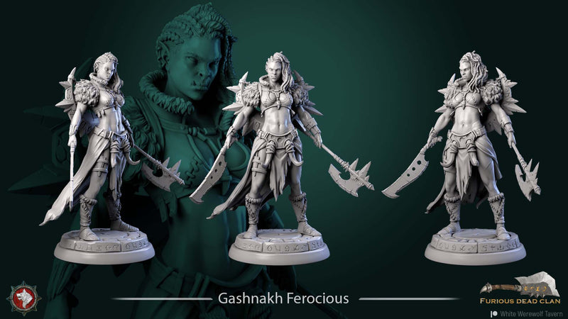 Gashnakh Ferocious - 75mm - 3D Print