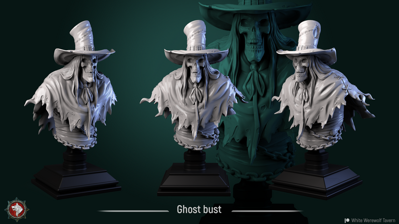 Ghost Bust - 3D Print