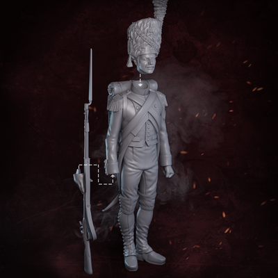 French Imperial Guard Grenadier - 3D Print