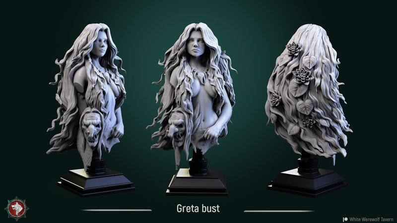 Greta Bust - 3D Print