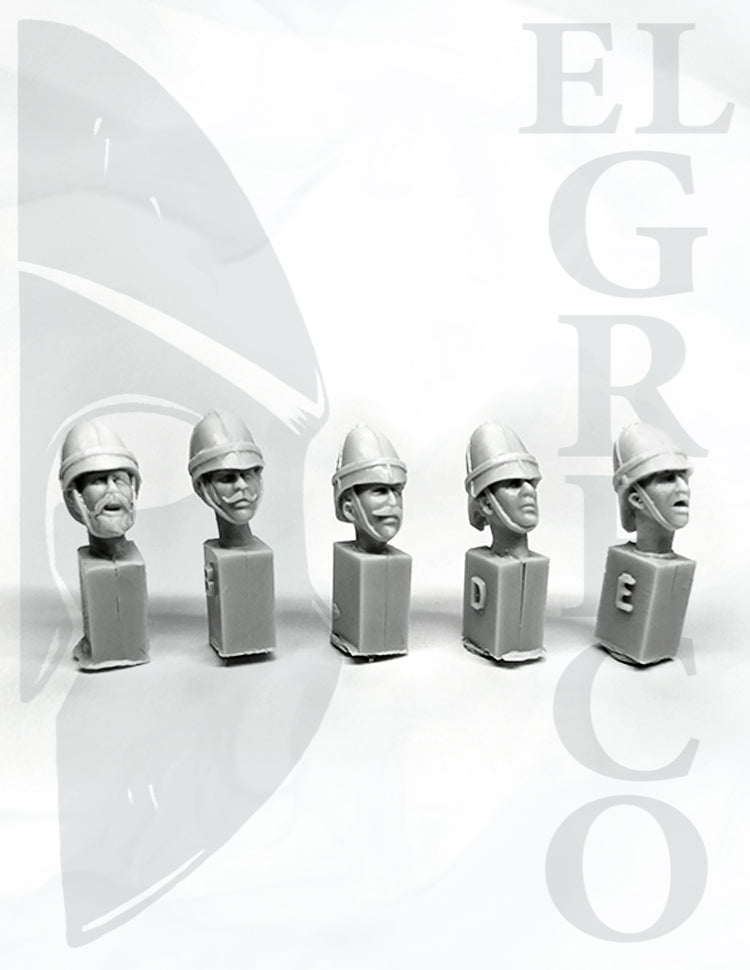 British Victorian heads with Sun Helmet