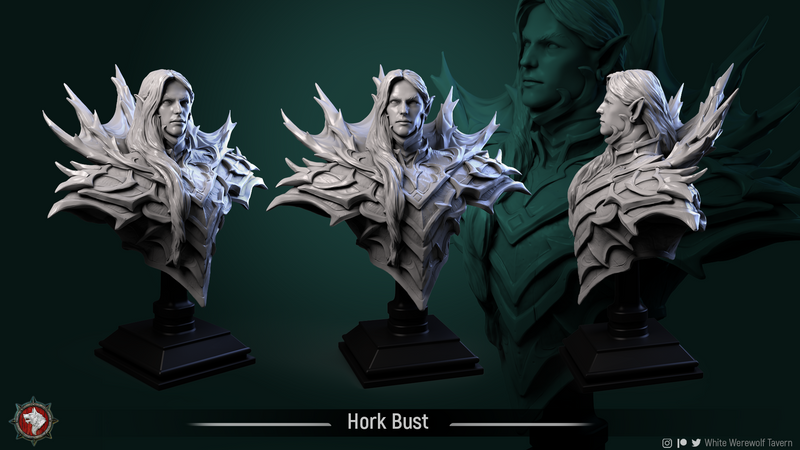 Hork the Merciful Bust- 3D Print