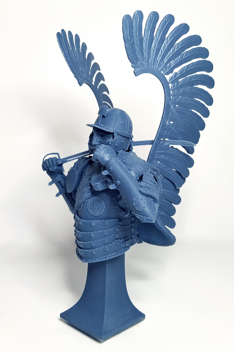 Winged Hussar XVII Century Bust - 3D Print