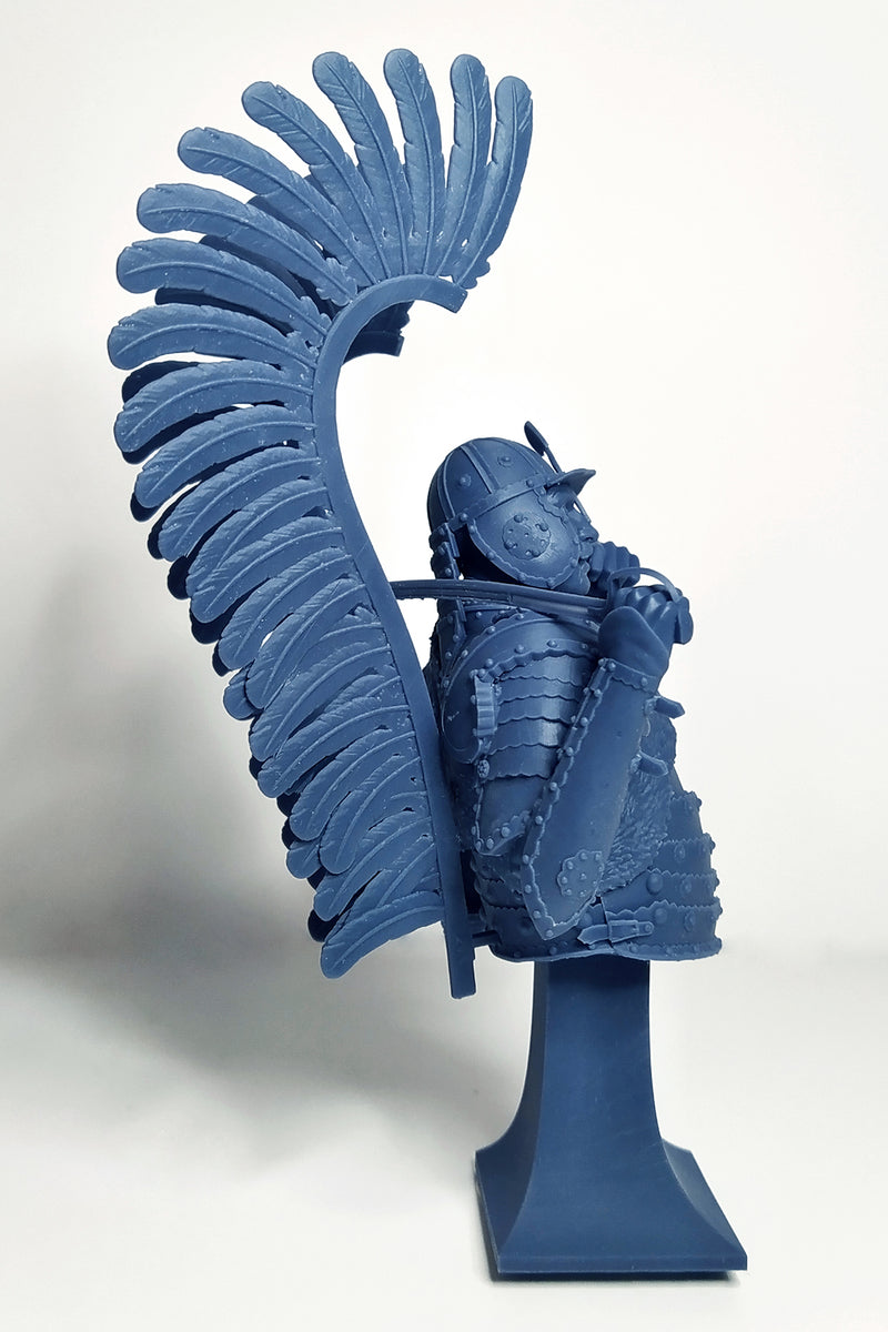 Winged Hussar XVII Century Bust - 3D Print