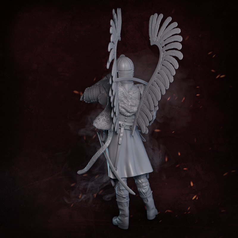 Winged Hussar XVII Century - 3D Print