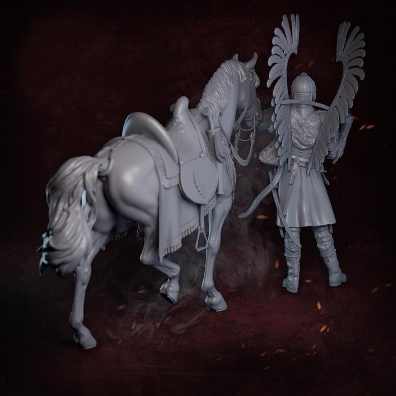 Winged Hussar XVII Century - 3D Print