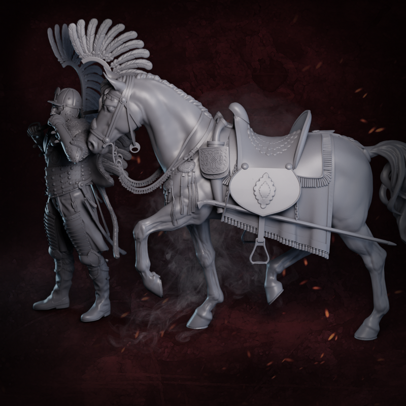 Winged Hussar XVII Century - 3D Print
