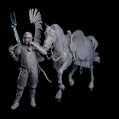 Winged Hussar XVII Century - 3D Print